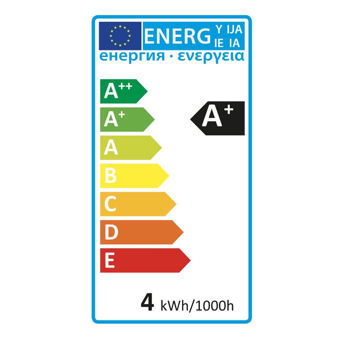 AMPOULE LED TORSADEE AMBRE G125 4W