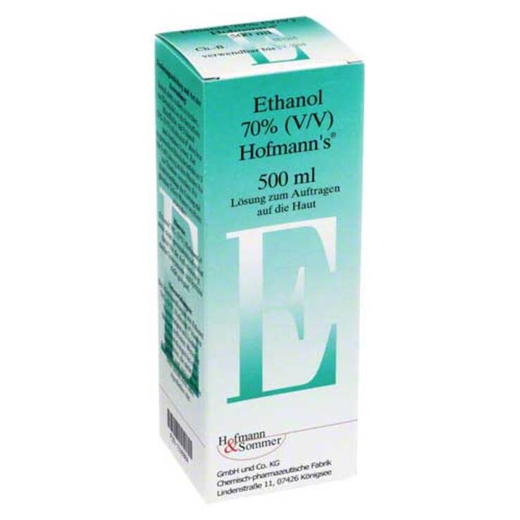 Ethanol 70% V / V Hofmann`s, 500 ml