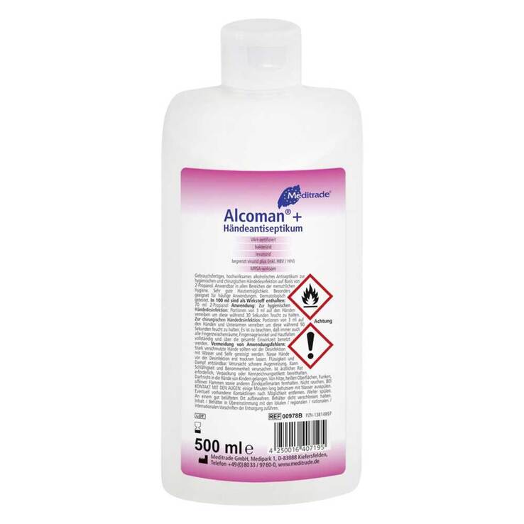 Alcoman + Händeantiseptikum, 500 ml