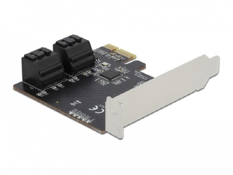Delock SATA-Controller 4 Port SATA PCI Express x1 Karte LED 4x SATA PCI Express Karte