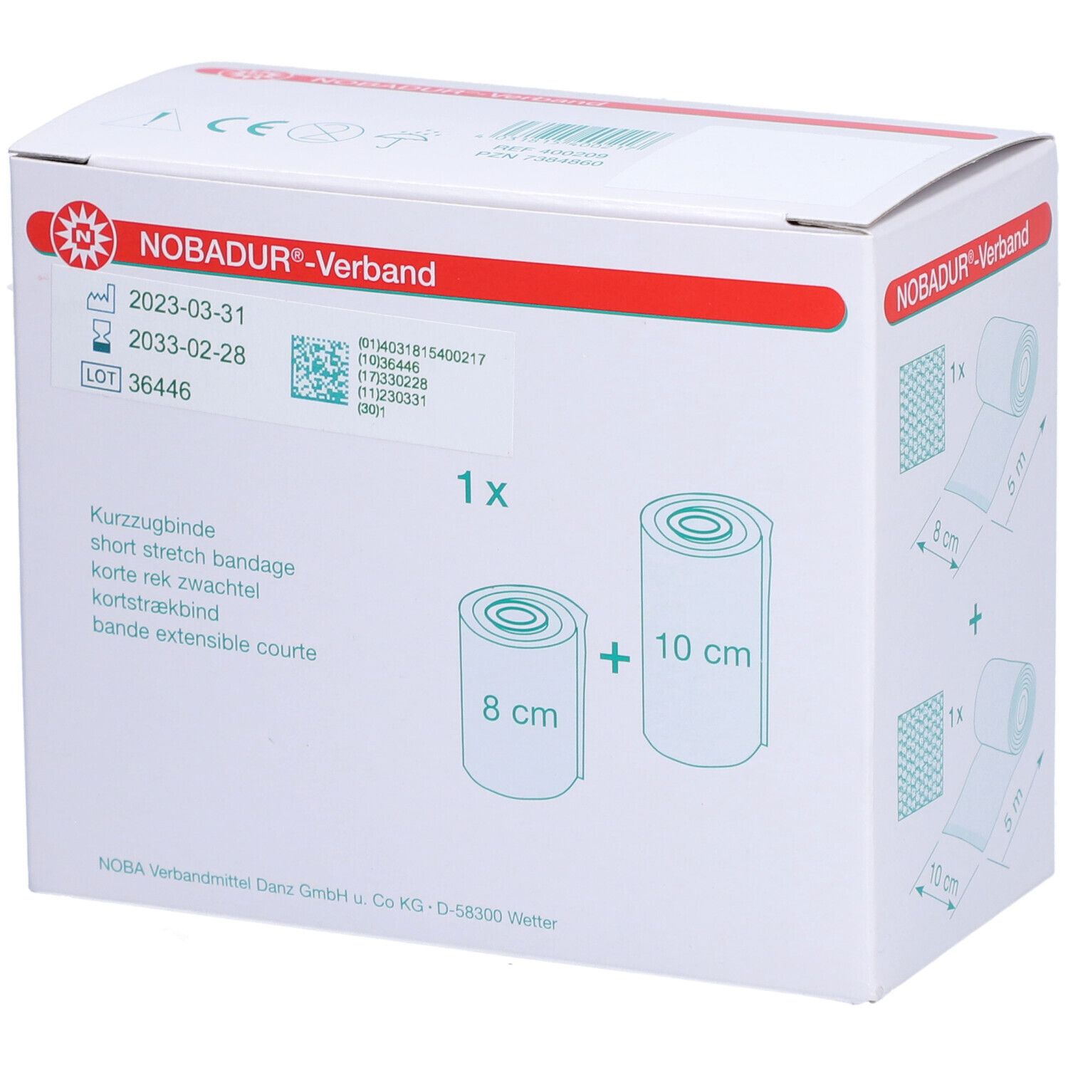 Nobamed® Nobadur®-Verband Kurzzugbinde