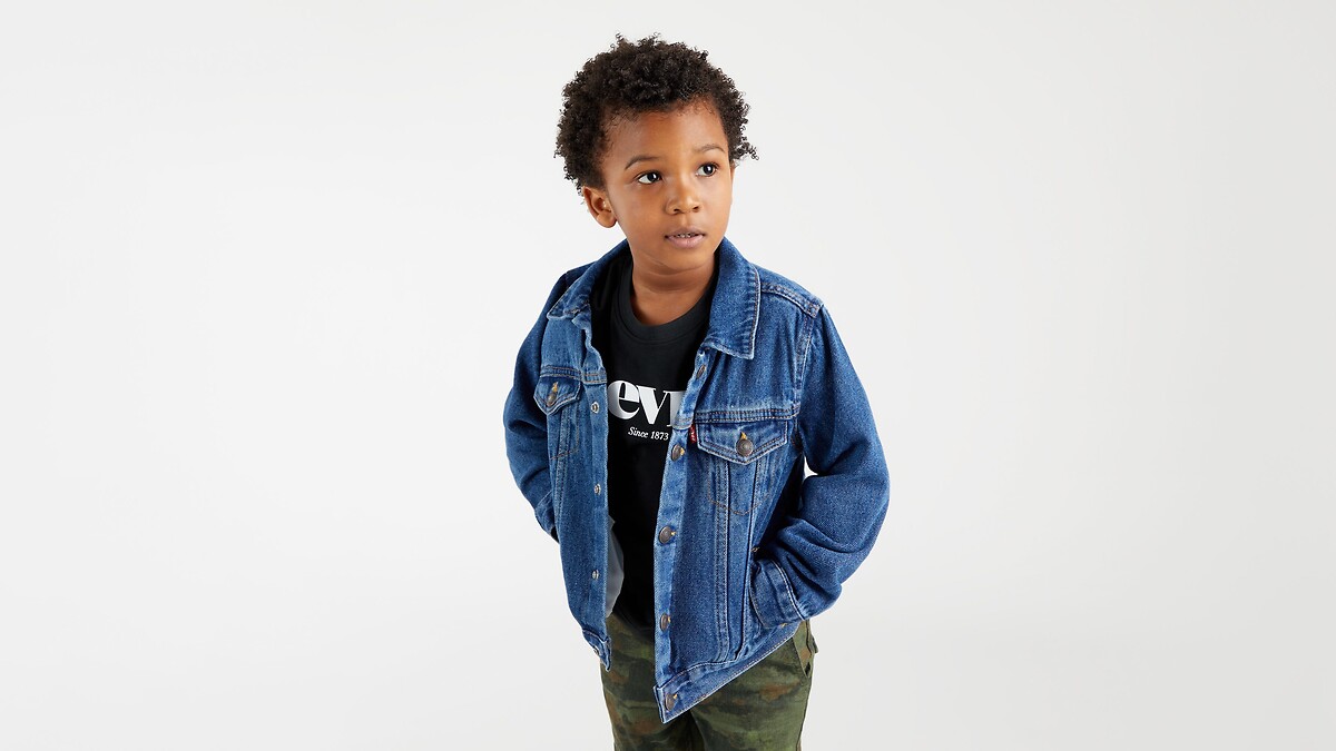 LEVI'S KIDS<br>Colete jeans estilo caminhoneiro