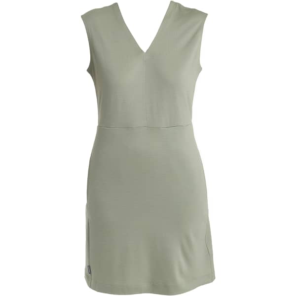 Robe ICEBREAKER W MERINO 200 GRANARY SLEEVELESS V NECK LICHEN