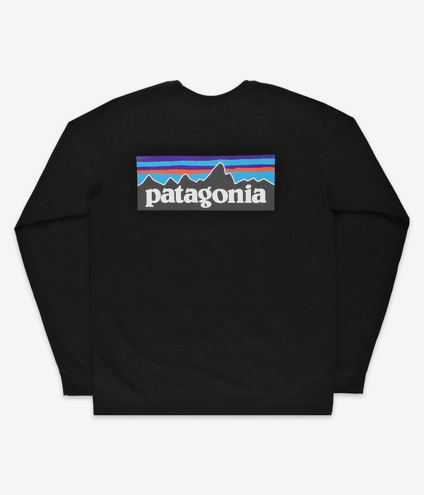 Patagonia P-6 Logo Responsibili Longsleeve (black 2)