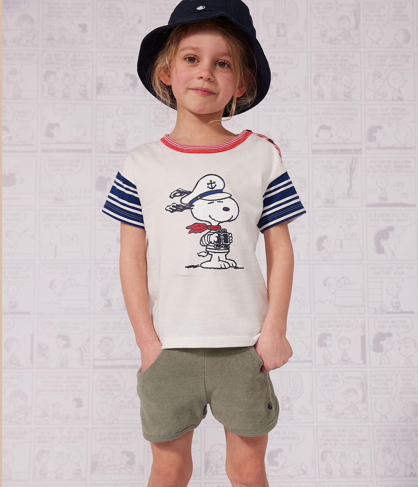 Tee-shirt manches courtes en coton enfant fille / garçon