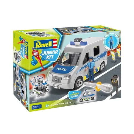 Revell Junior Kit Polizei Bulli Model