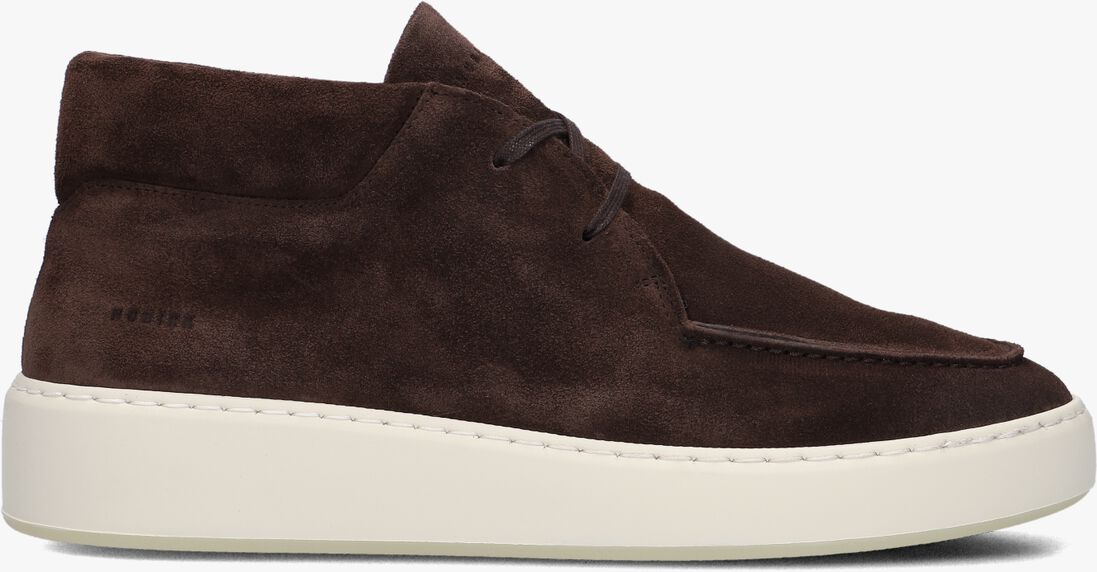 bruine nubikk lage sneakers jiro gio