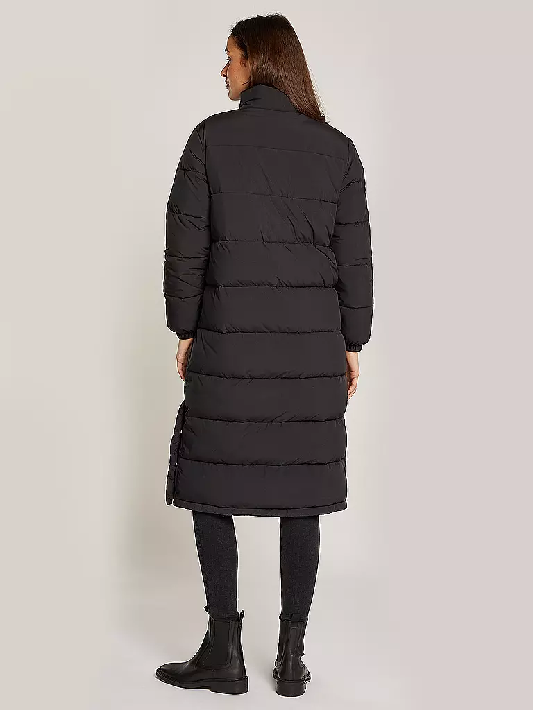 TOMMY JEANS Steppmantel  schwarz
