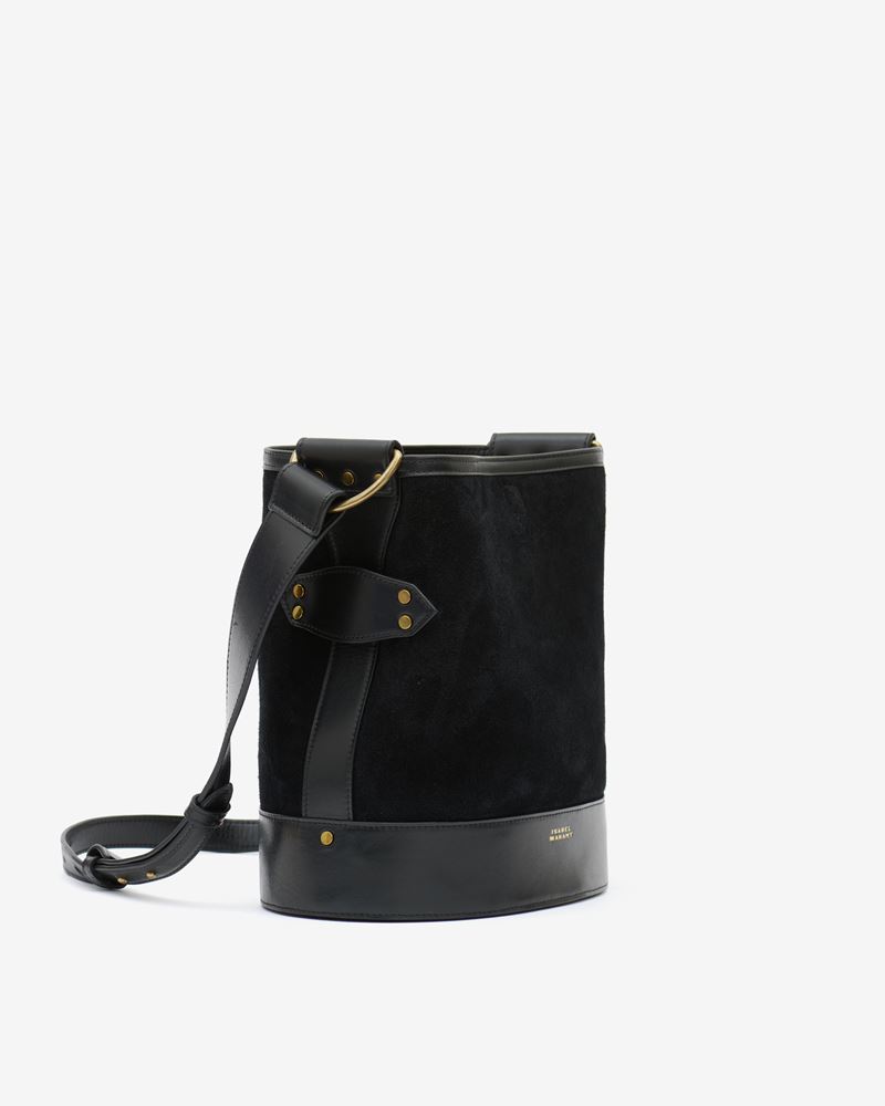 SAC PORTÉ ÉPAULE EN CUIR VELOURS SAMARA
