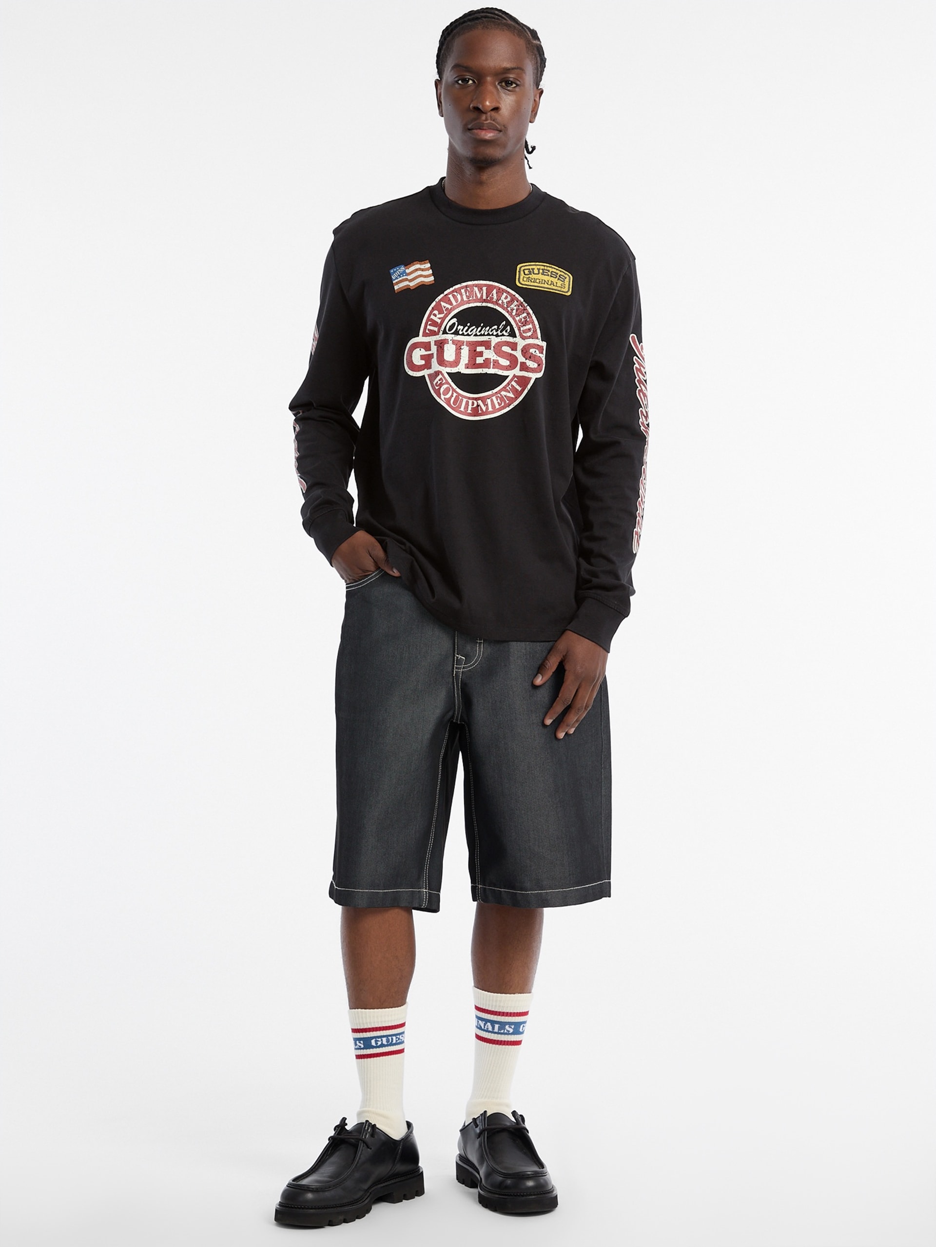 Camiseta de manga comprida GUESS Originals Eco Racing