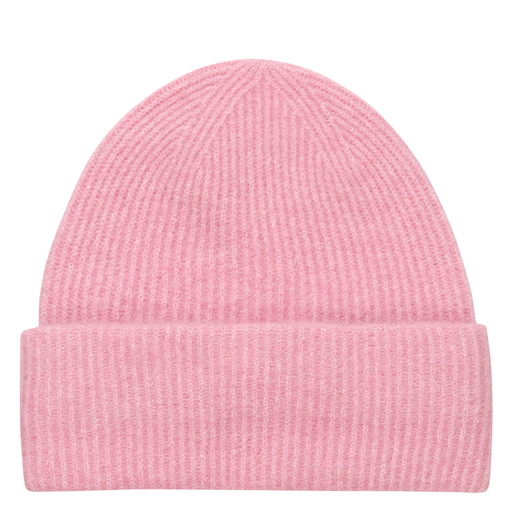 Bonnet en laine mélangée | Rose