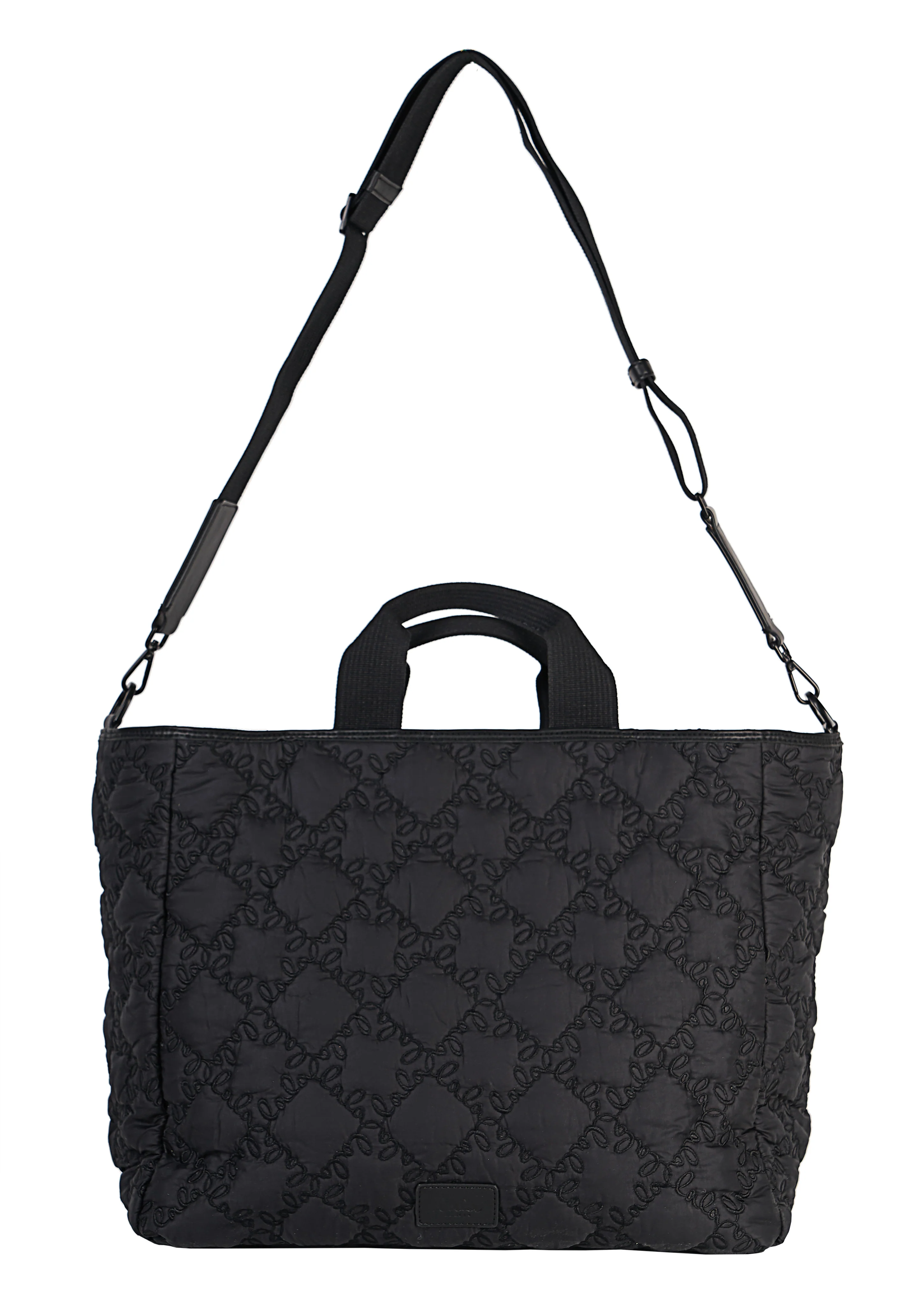 Lala Berlin  Mendel Oversized Tote - Black Lalagram