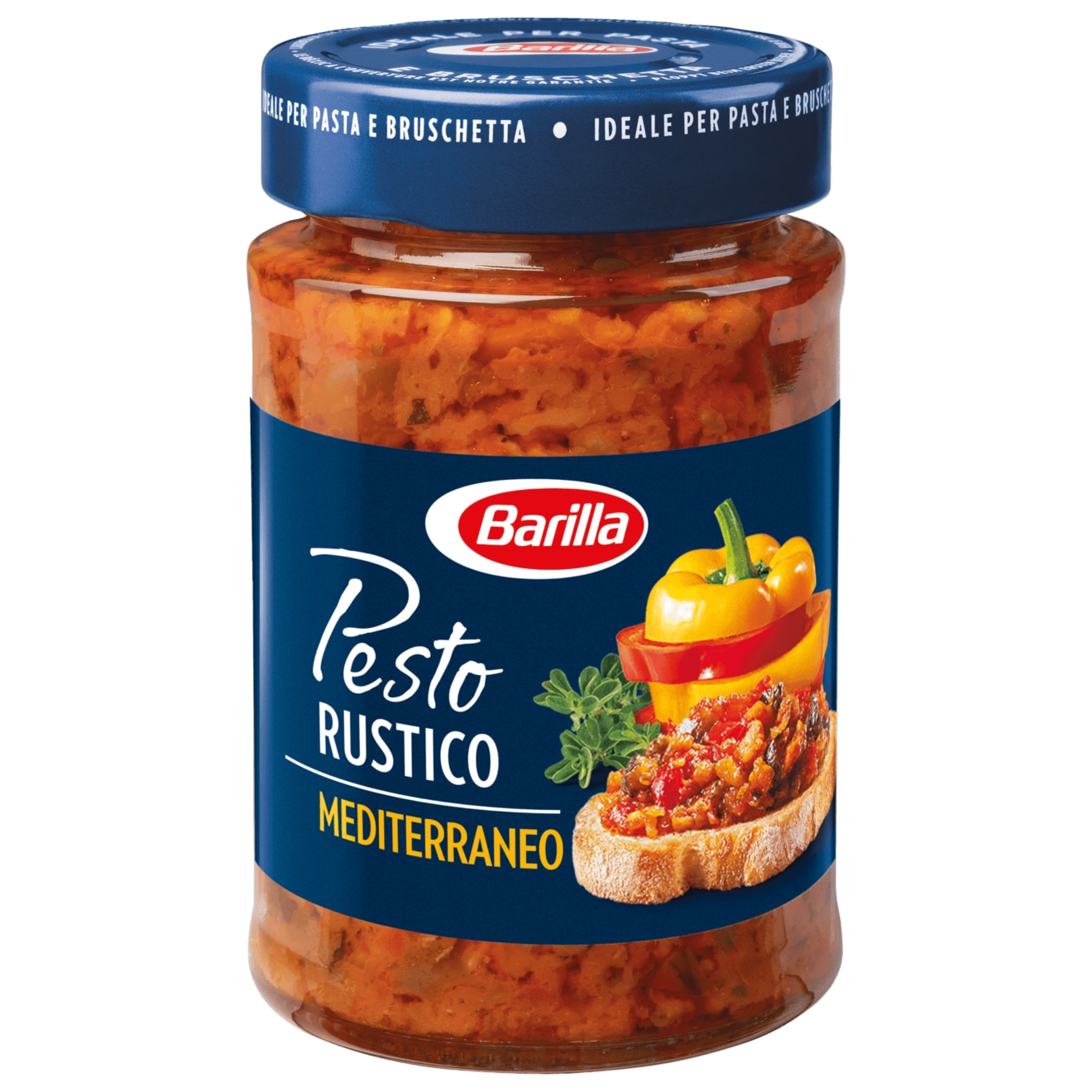 Barilla Pesto Rustico Mediterraneo 200g MHD:29.3.26