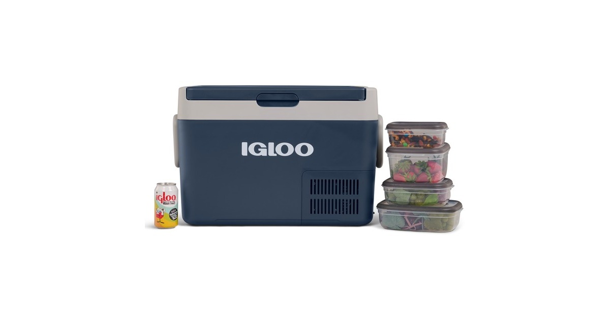 IglooICF32 AC/DC  met compressor koelbox  (Blauw, 32 liter)