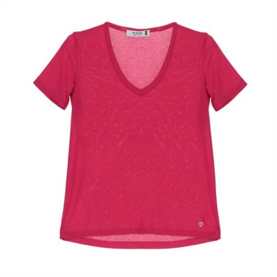 Tee-shirt à manches courtes femme OP00000 PLEASE