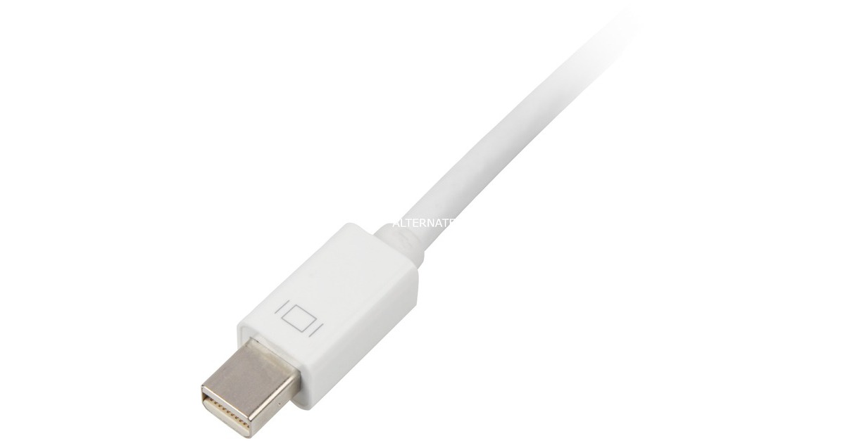 SharkoonAdapter mini DisplayPort --> DVI-D , 15cm  (Wit)