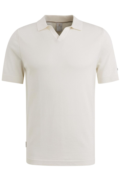 Cast Iron witte heren polo