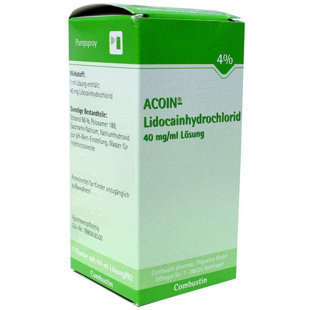 ACOIN®- Lidocainhydrochlorid 40 mg/ml