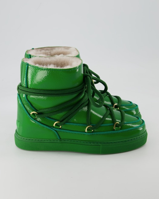 Inuikii Full Leather Naplack Winterschuhe in Grün