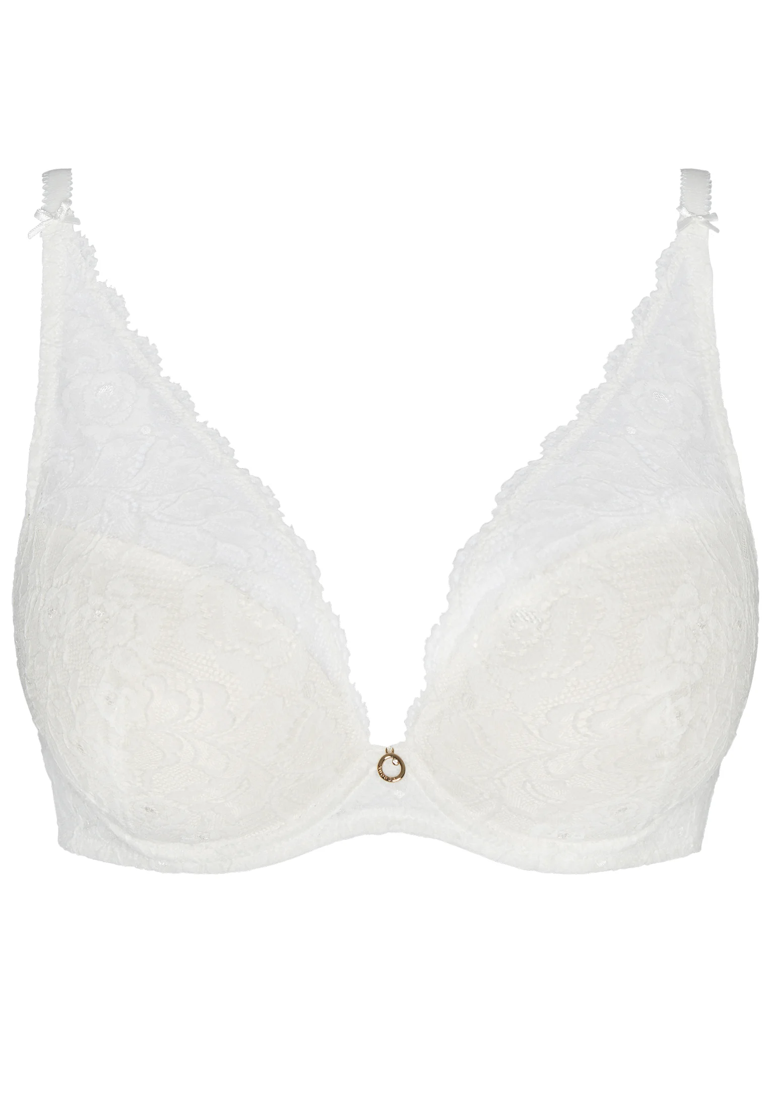 ROSESSENCE - Soutien gorge plunge foulard | Blanc