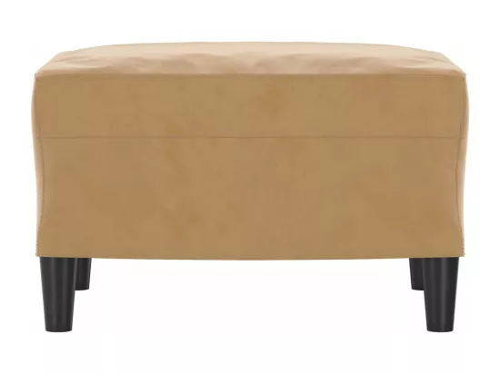 Repose-pied Marron 60x50x41 cm Velours