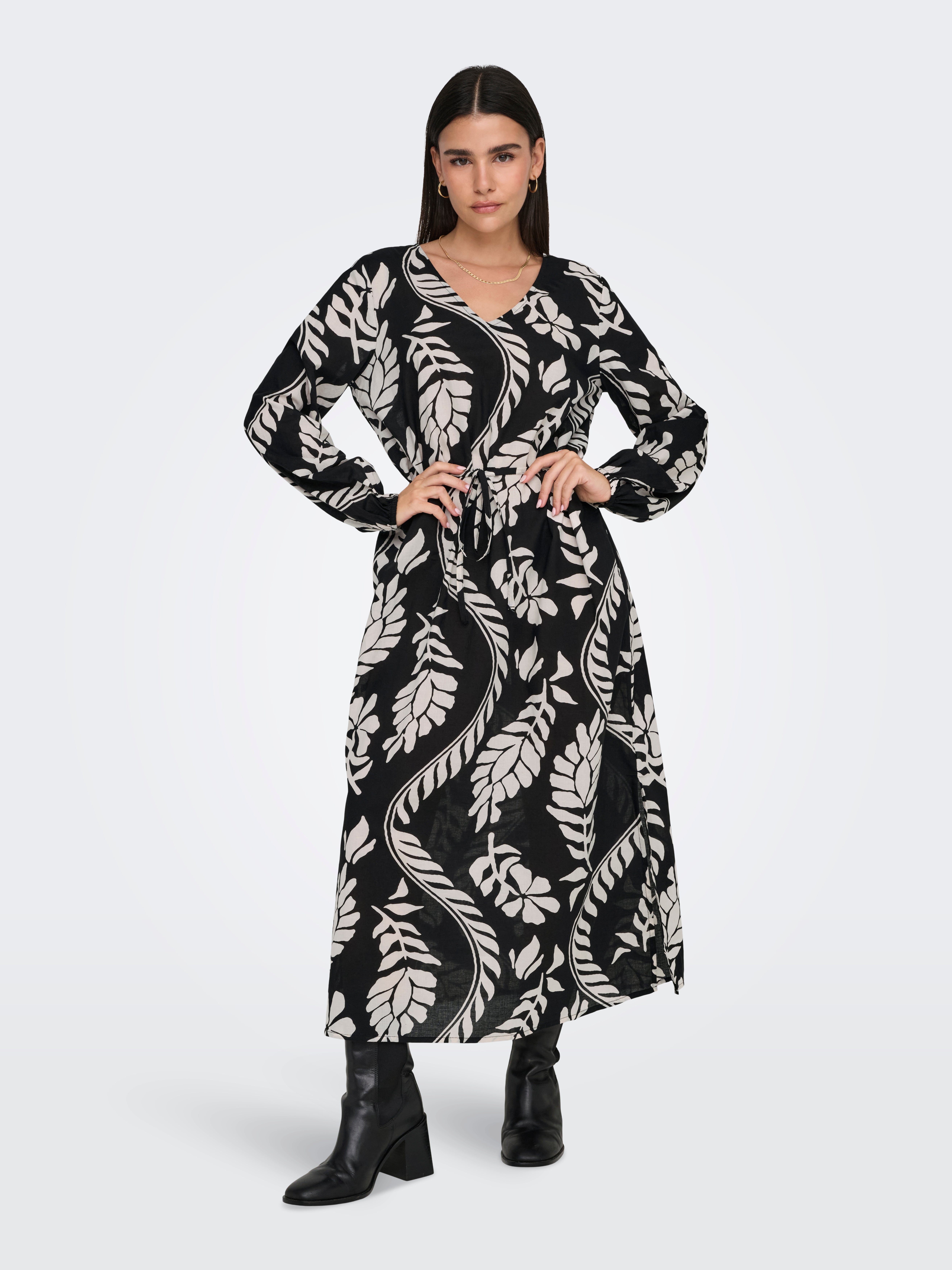 JDYANNA Midikleid Black