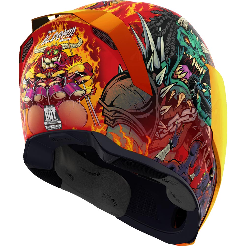 Icon - Casque Airflite MIPS® Blegh™ Rouge / Multicolore