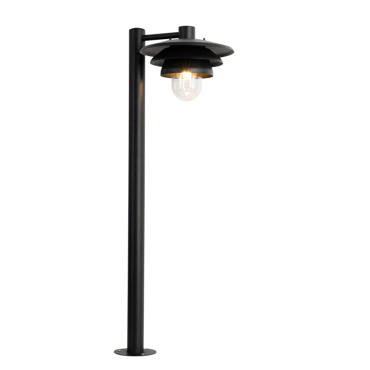 Design buiten paaltje zwart 100 cm IP44 - Morty