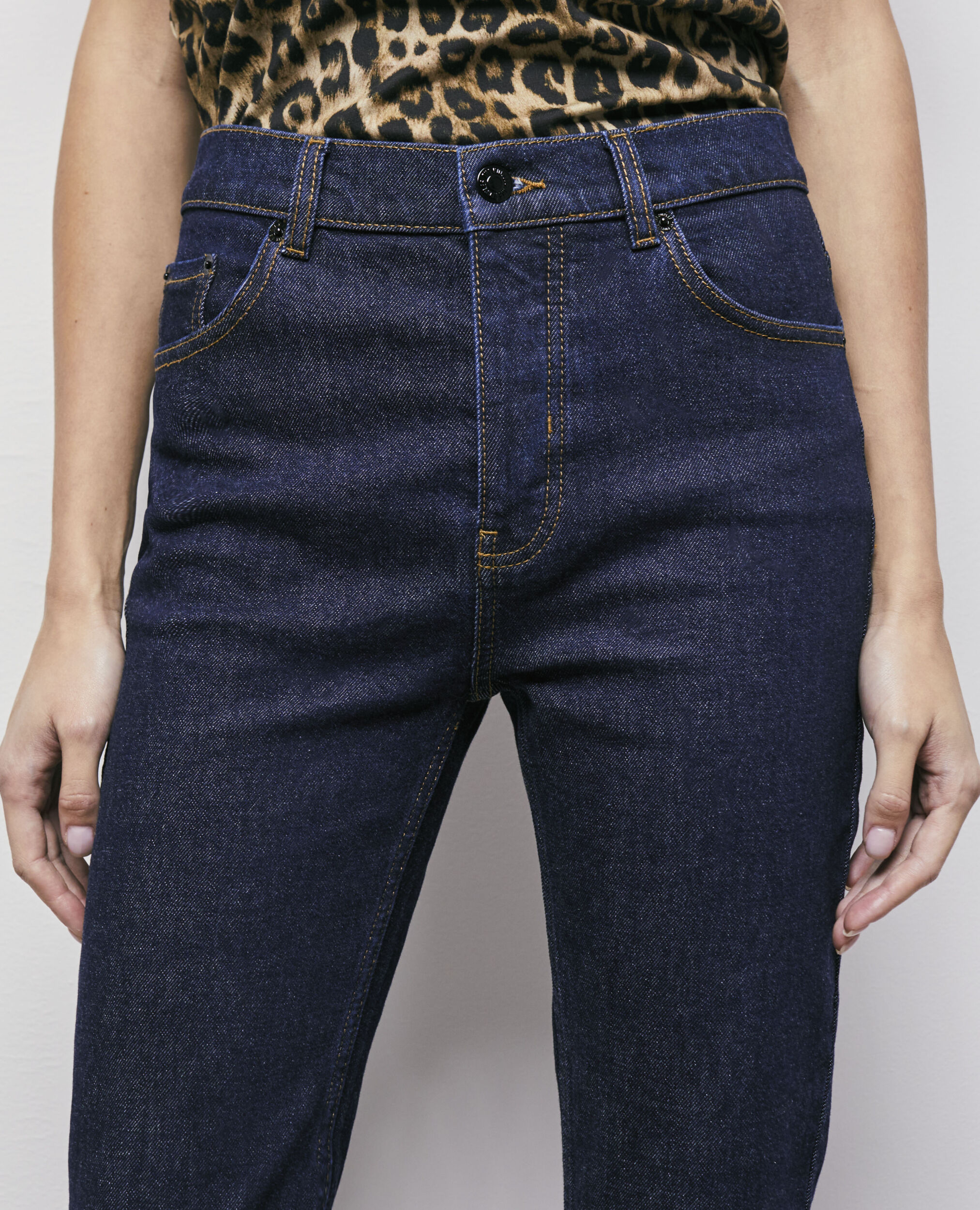 Jean flare bleu foncé