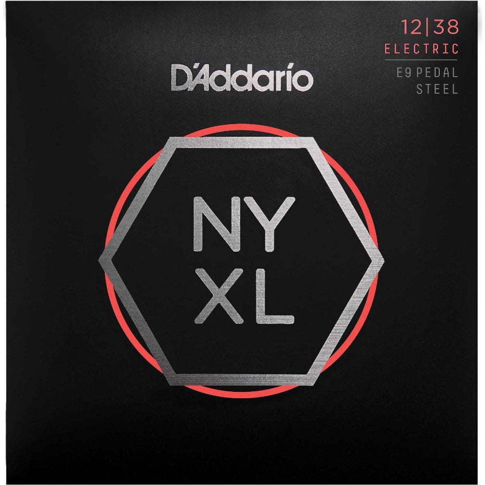 D'Addario NYXL1238PS E9 snarenset voor 10-snarige Pedal Steel