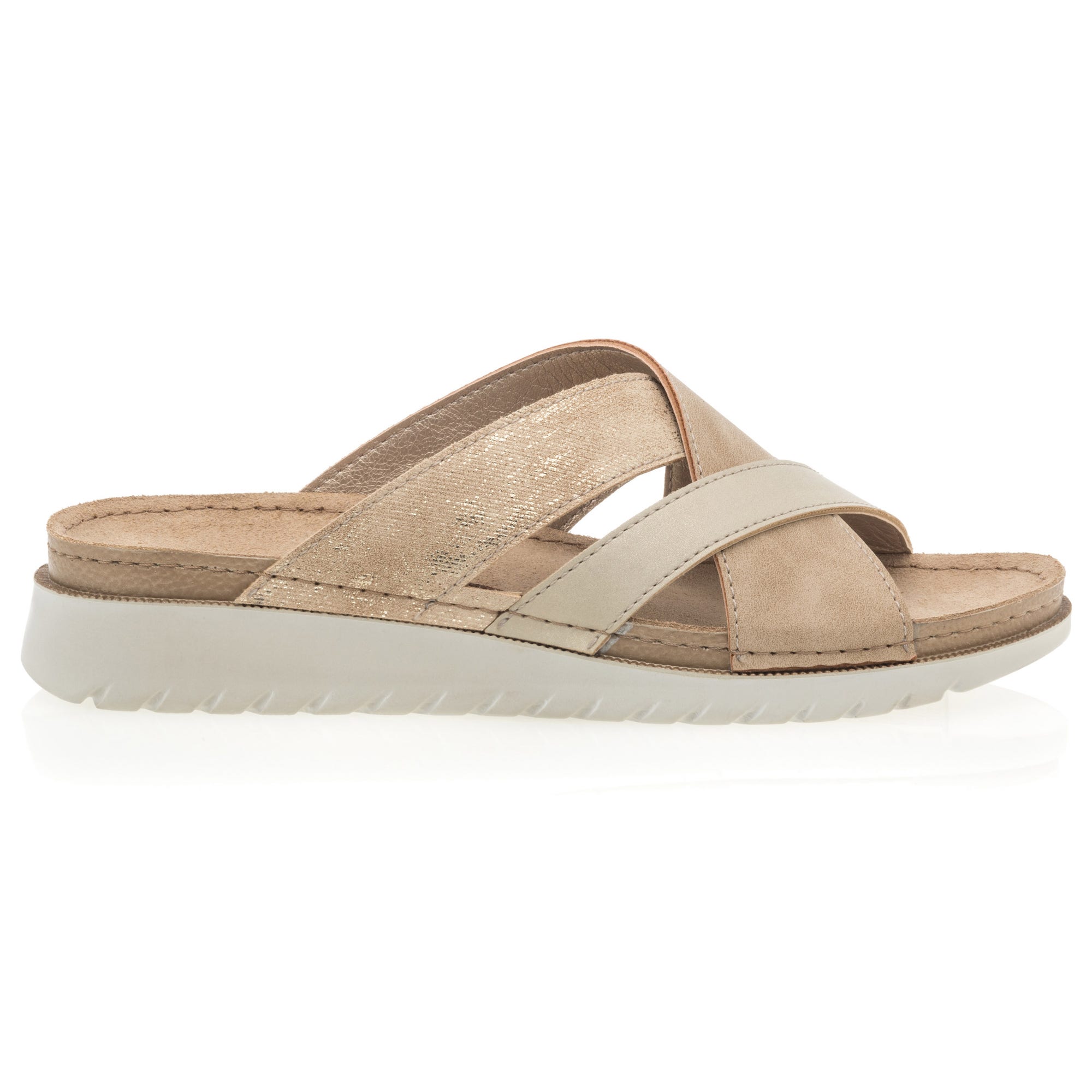 Mules Femme beige