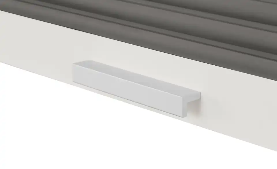 Jalousieschrank Euphrat 86 cm 69 cm Weiß, Graphit