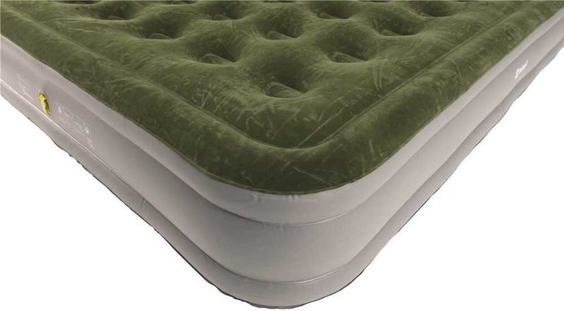 Outwell - Excellent Single - Luchtmatras - Donkergroen en Grijs - 3-laags Comfort