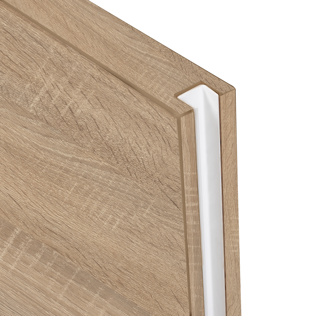 Schuifdeur, hout, wilde eik, 755x2035, binnendeur, houten deur, schuifdeursysteem - vierkante greep