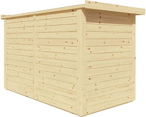 Fietsgarage/wandkast Velo met vloer 206 x 102 cm naturel