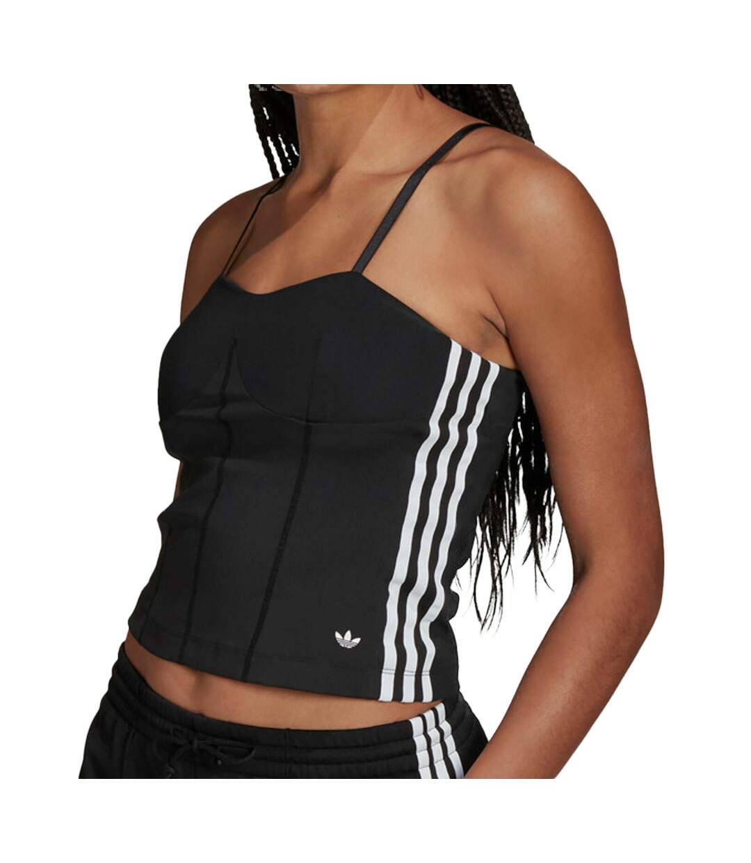 Débardeurs Noir Femme Adidas Corset