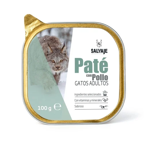 Galinha Selvagem Adulta em Patê para Gatos