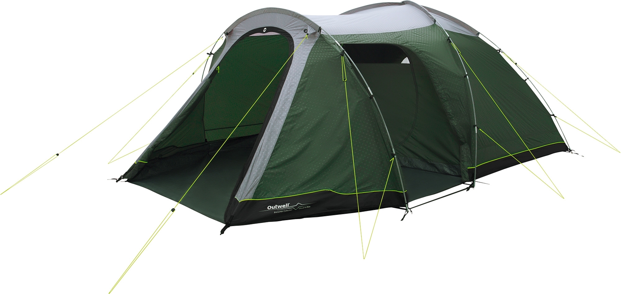 Outwell Cloud 5 Plus Kuppelzelt für 5 Personen dunkelgrün