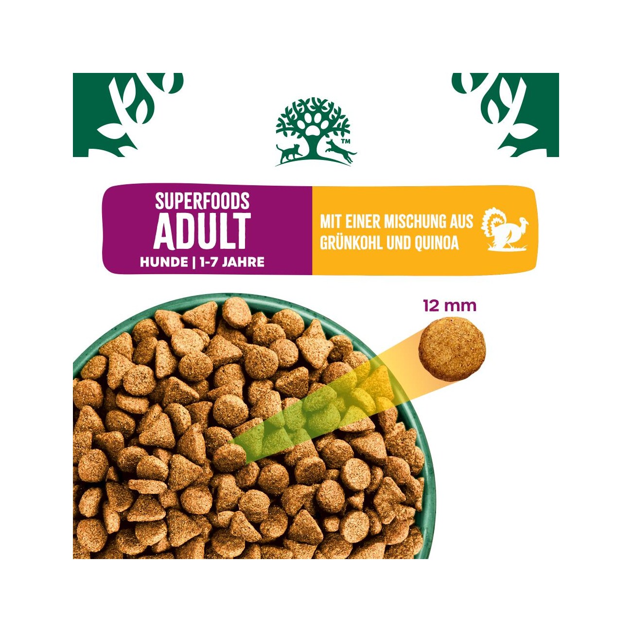 James Wellbeloved Superfood Truth Grünkohl Quinoa 1,5 kg