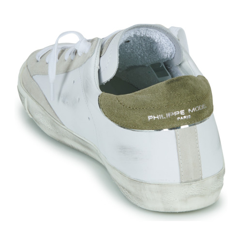 Philippe Model - PRSX LOW MAN Blanco / Kaki