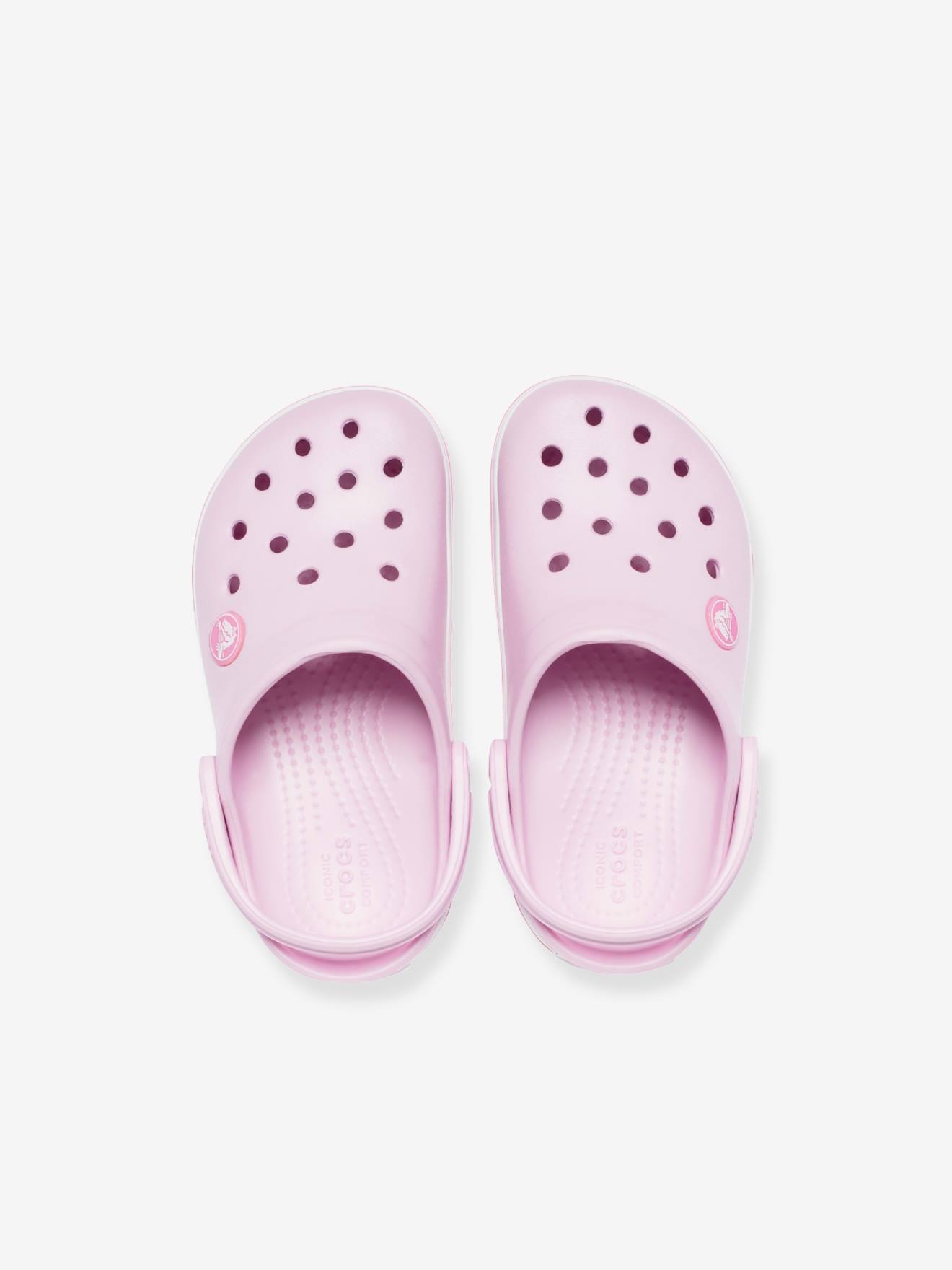 Crocband Clog T CROCS™ tamancos infantis azul claro liso