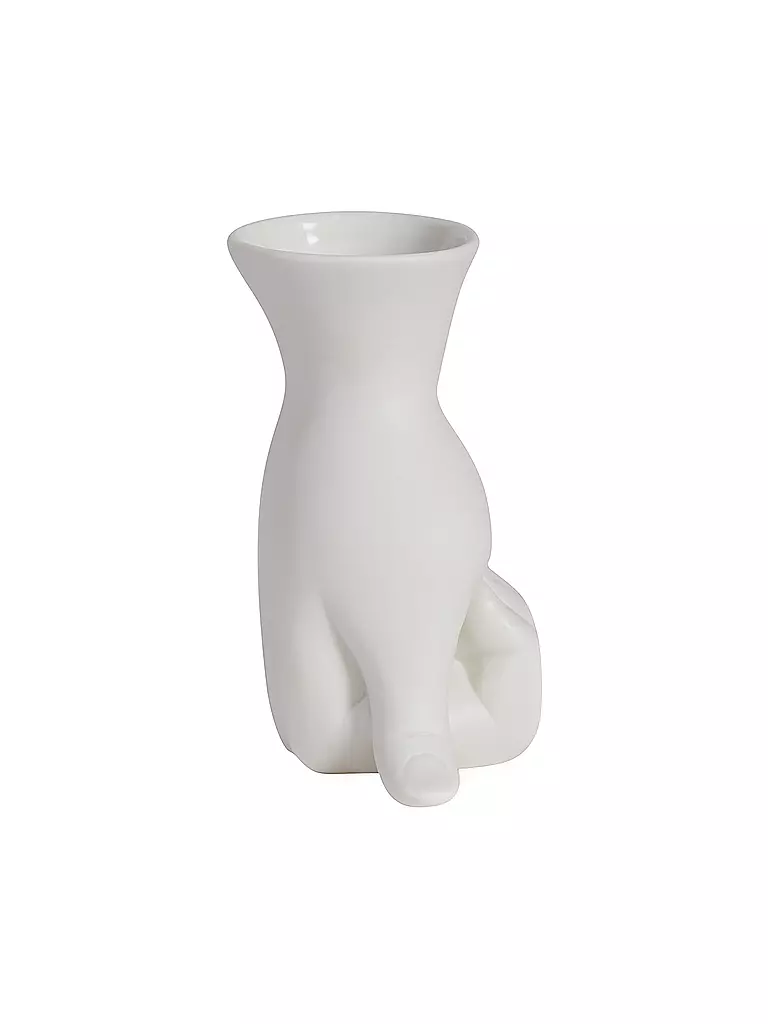 JONATHAN ADLER Vase MARCEL 12x15cm white weiss