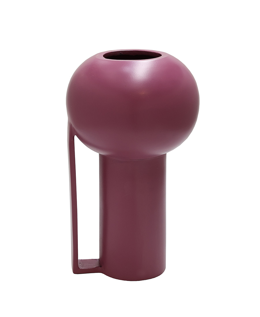 Vaas Selva mauve Ø16 x H28 cm