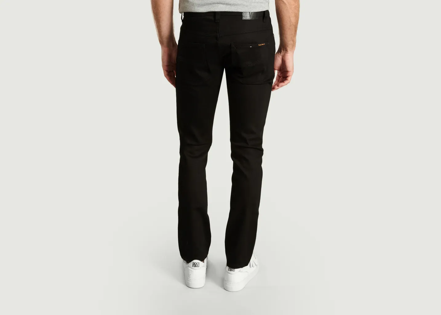Jeans Grim Tim en Coton Biologique Nudie Jeans