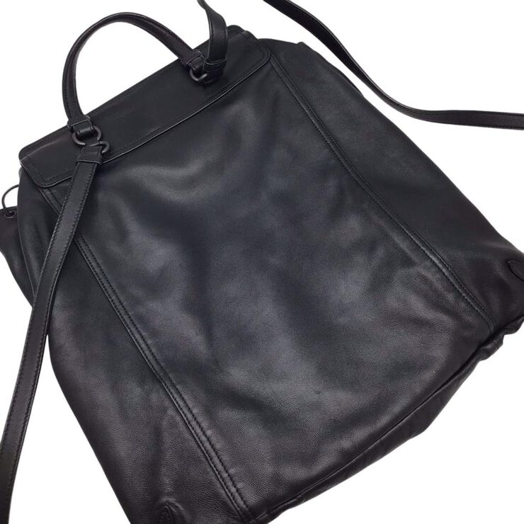 Bottega Veneta Vintage Bottega Veneta Backpack Black