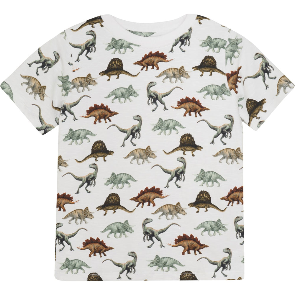 Køb Minymo Bright White T-Shirt AOP