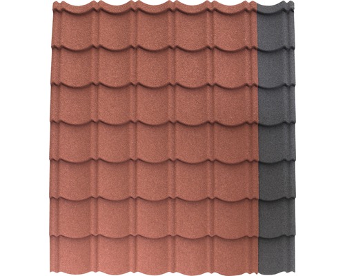 EASY-Pan metaaltegelkorrels rood 1135 x 860 x 2,8 mm