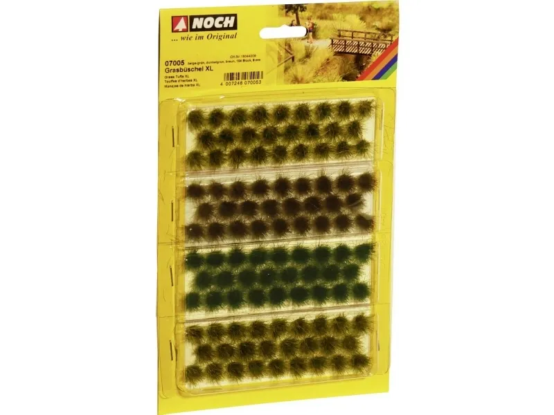 NOCH 0007005 Græstotter Beige, Mørkegrøn, Brun
