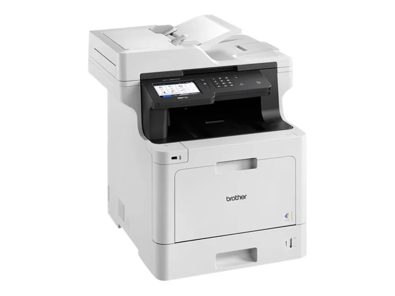 Brother MFC-L8900CDW - Multifunktionsprinter - farve - laser - 215.9 x 355.6 mm (original) - A4/Legal (medie) - op til 31 spm (kopiering) - op til 31 spm (udskriver) - 300 ark - 33.6 Kbps - USB 2.0, Gigabit LAN, Wi-Fi(n), USB vært, NFC - med 3 års On