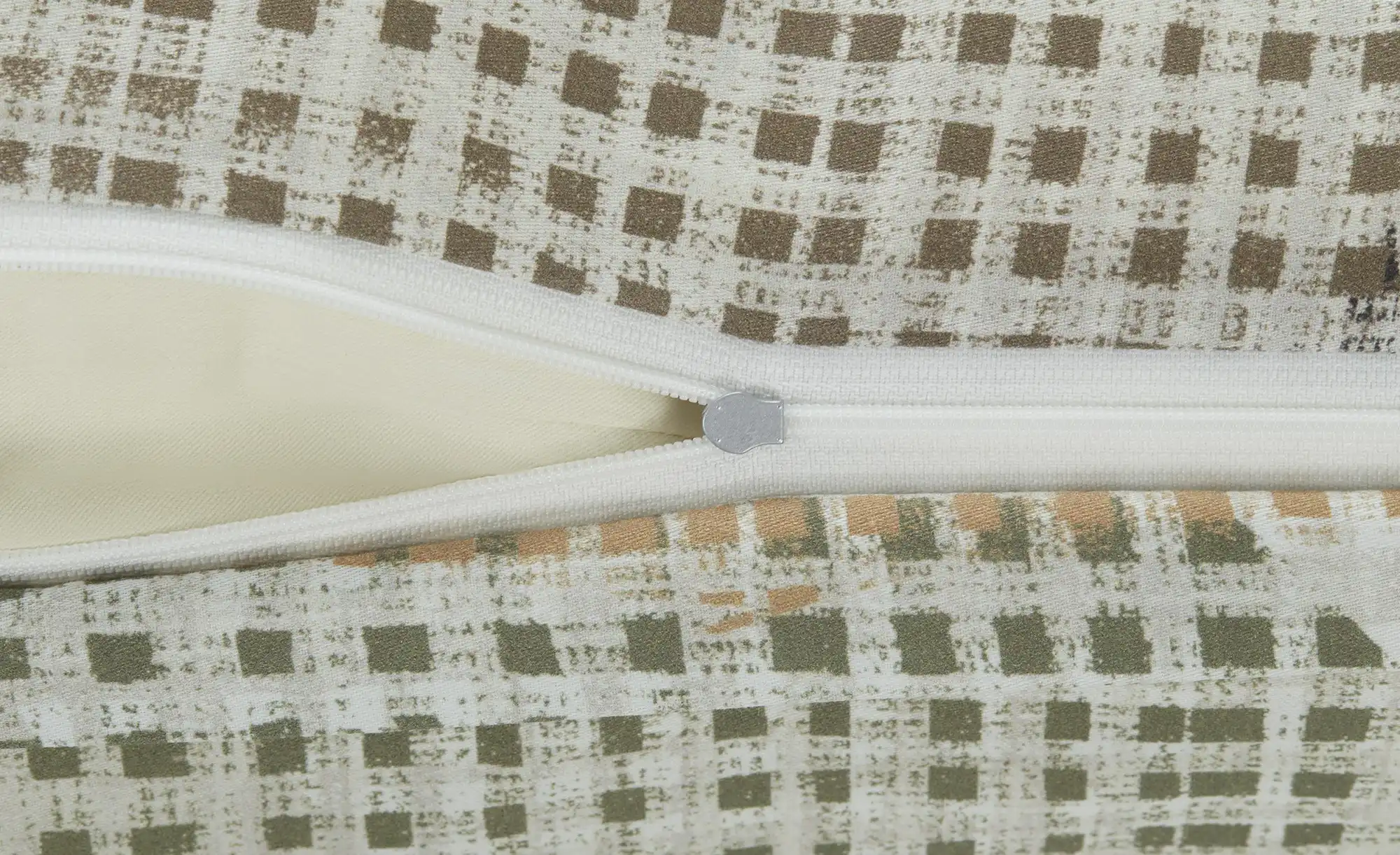 Como Green Mako-Satin Bettwäsche Kreise